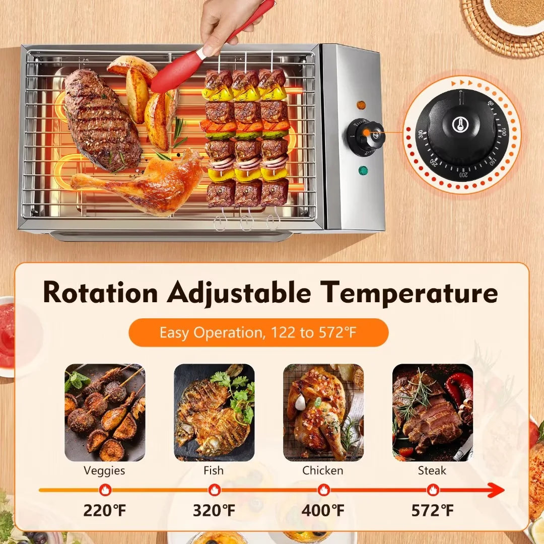 Portable Electric Stainless Steel Grill T481