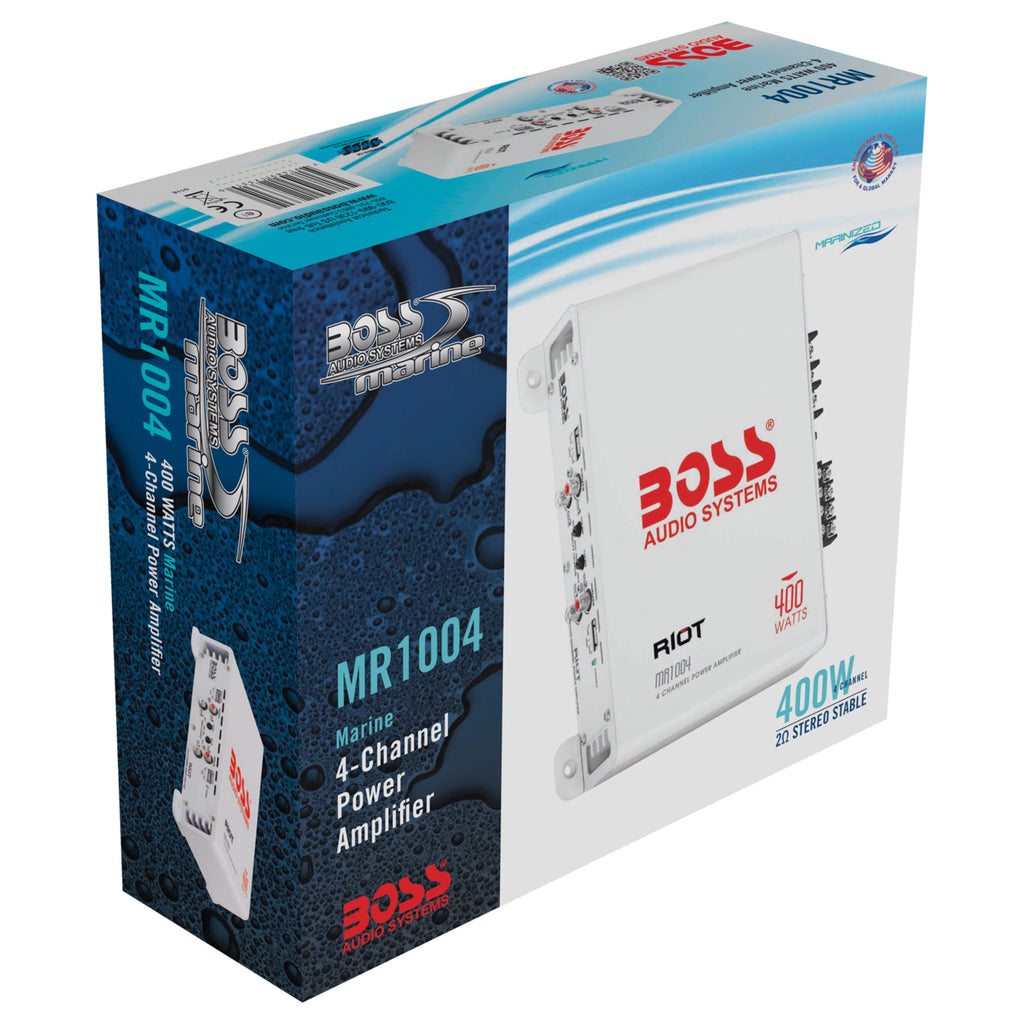 4 Channel 400 Watt Marine Amplifier O460