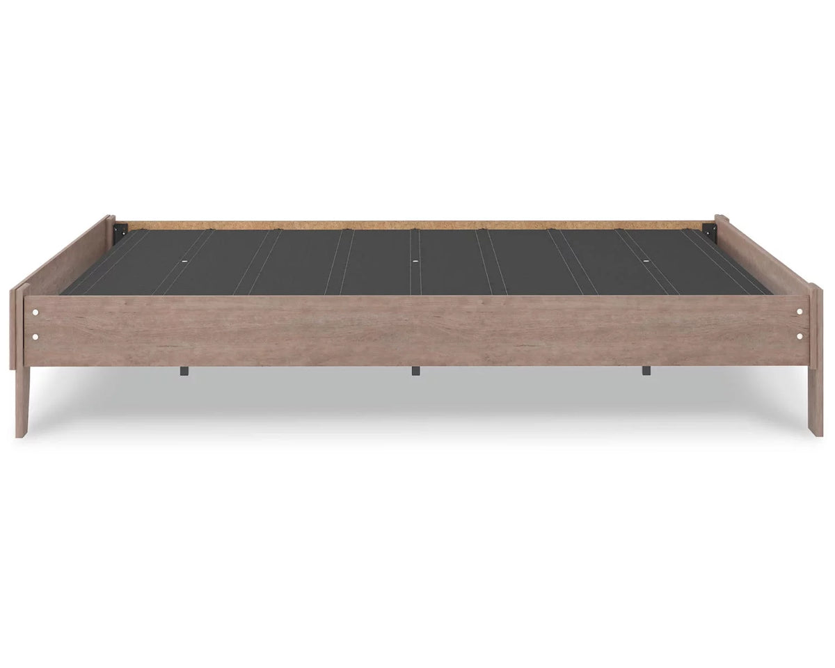 Queen Platform Bed Gray B5231