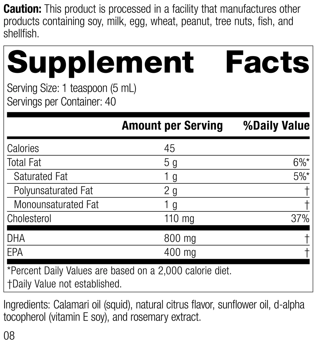 Omega-3 Liquid 200 mL J947