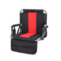 Folding Stadium Seat with Cup Holder and Cushion K40691