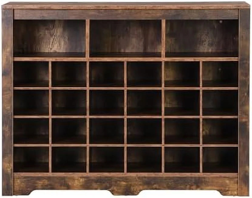 24 Shoe Cabinet with Cubbies E681897