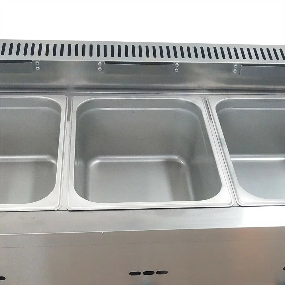 Commercial 18L 3-Pan Gas Fryer X8633