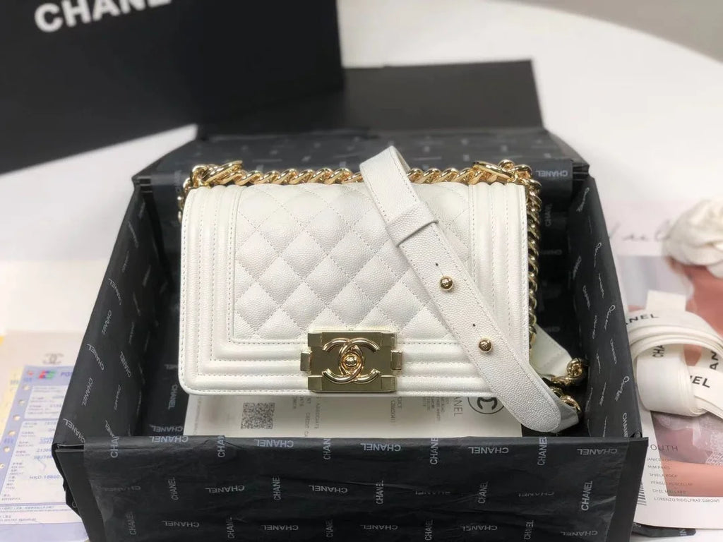 White Flapbag F8607