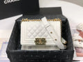 White Flapbag F8607