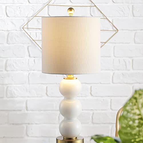 21" Glass Metal LED Table Lamp O582