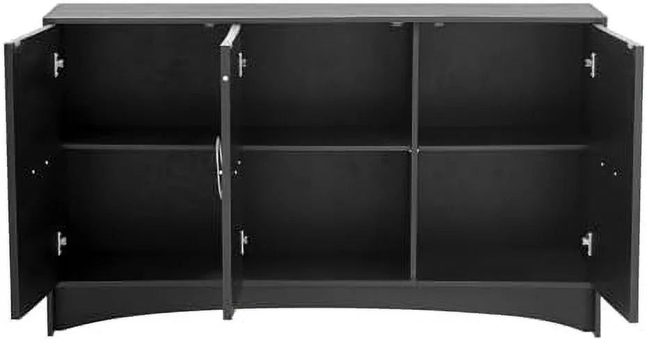 Solid Wood 4 Doors Sideboard Cabinet E5487