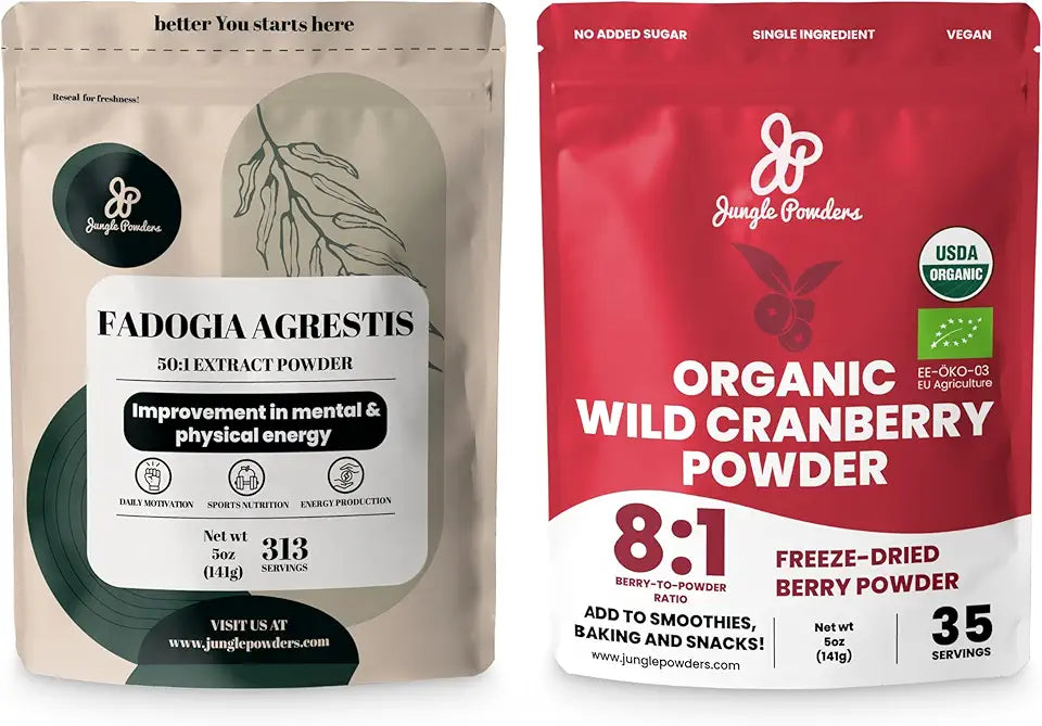5 oz Fadogia Agrestis Extract & 5 oz Organic Wild Cranberry Powder L4447