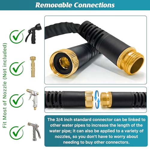 75ft Non-Expanding Garden Hose with 3/4" Fittings B38043