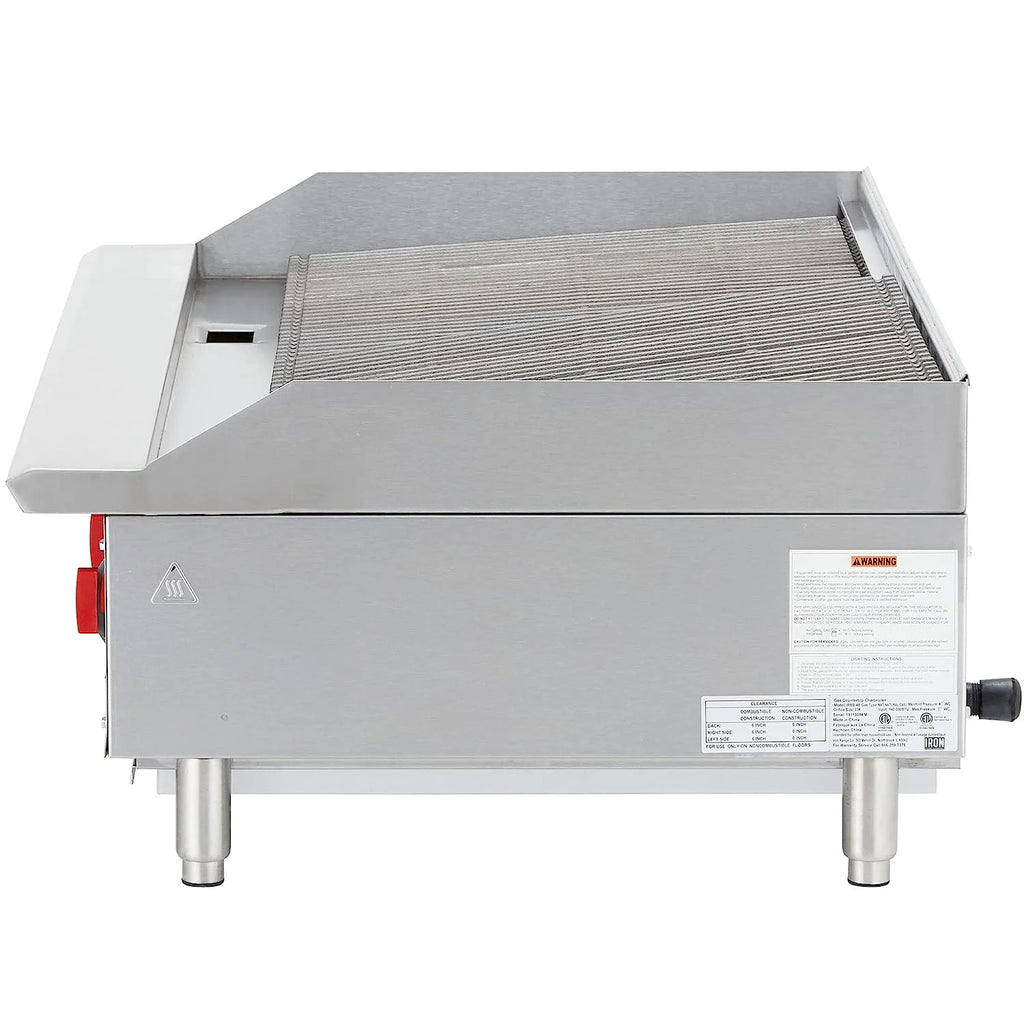 48" Four Burners Stainless Steel Commercial Gas Charbroiler G7369