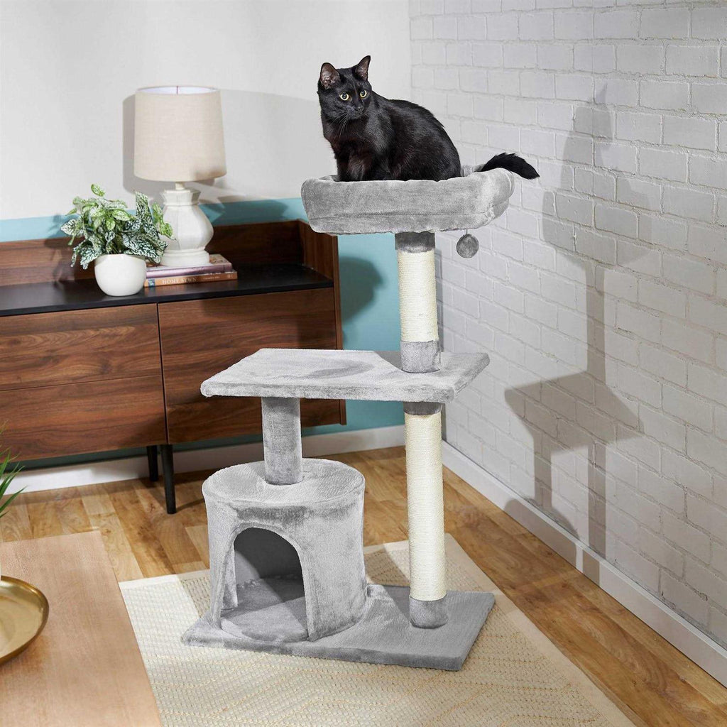 38-in Cat Tree with Condo, Top Perch and Toy D70954
