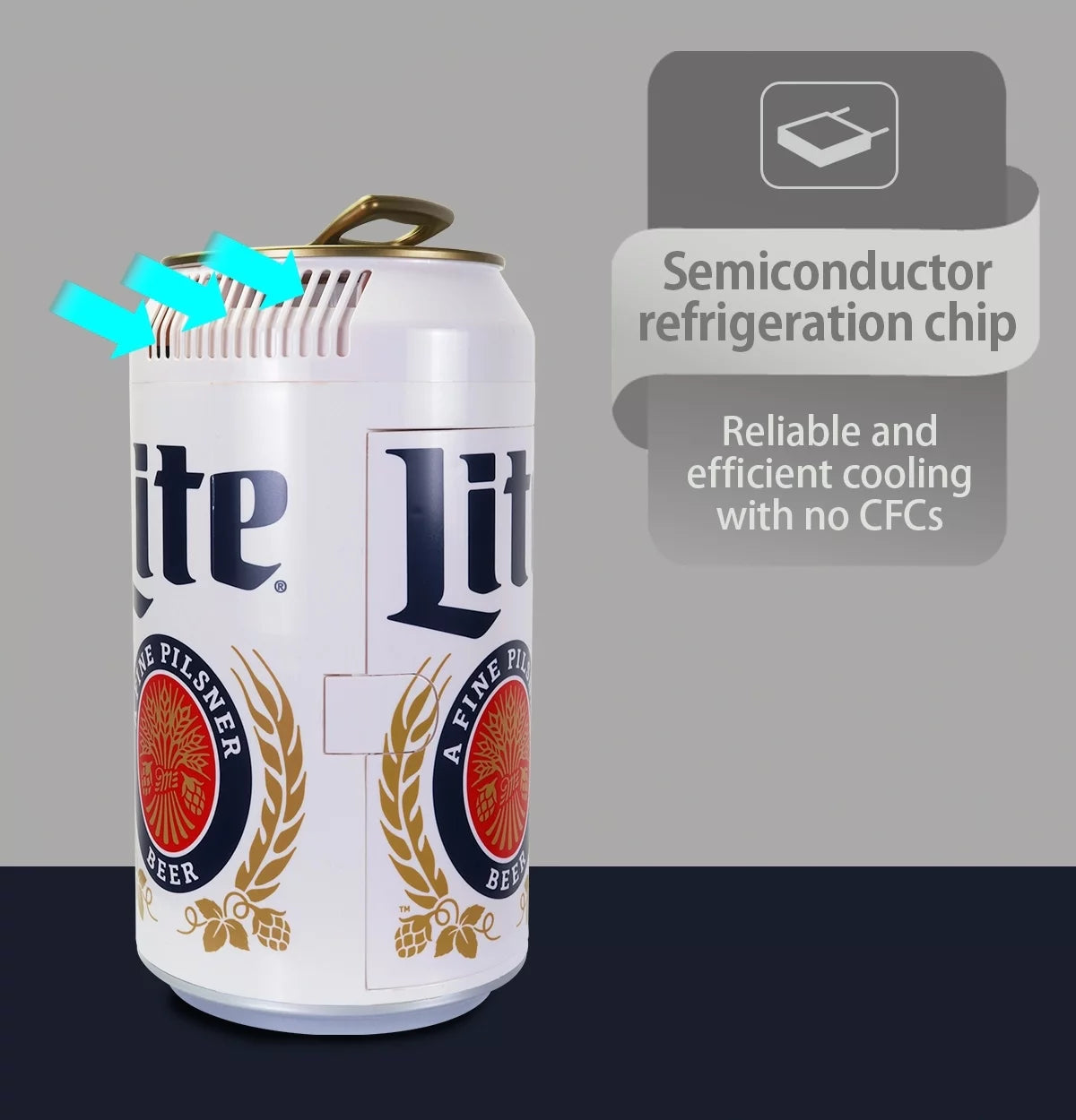 8 Can Portable Mini Fridge Cooler Q50885