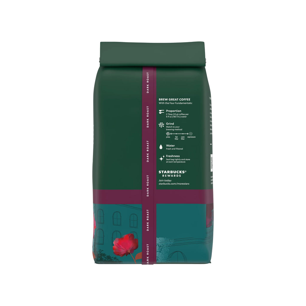 Dark Roast Whole Bean Arabica Coffee 18 oz N6721