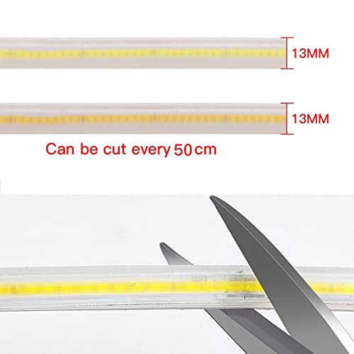 LED Strip Lights 30ft 9m 2592 LEDs COB Waterproof Dimmable Cool White 6500K M569