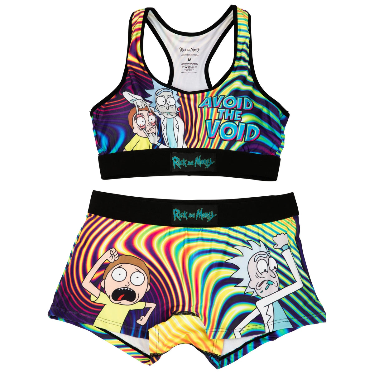 Sports Bra and Boy Short Panty Set Q952668