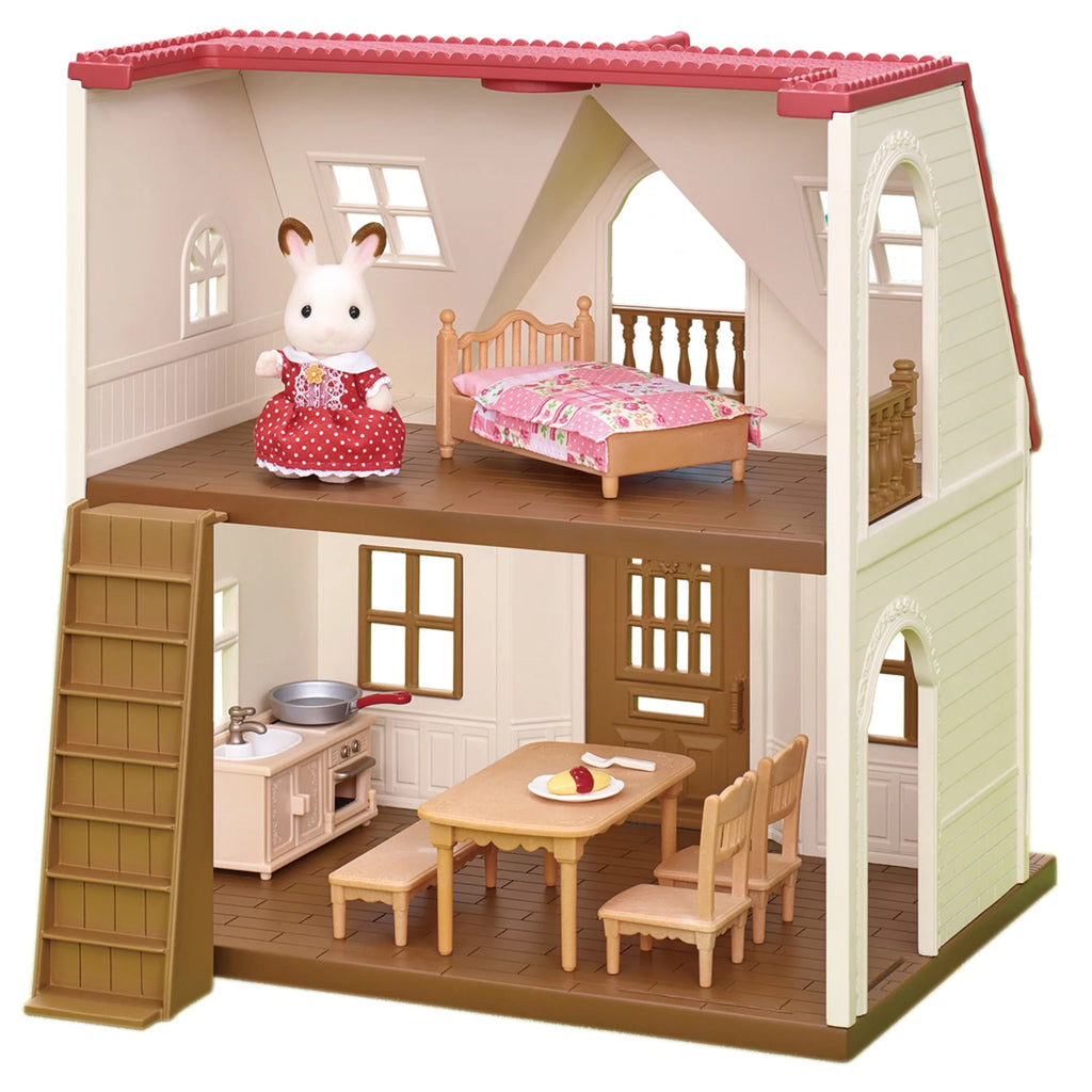 Dollhouse Playset with Figure, Furniture and Accessories D3727