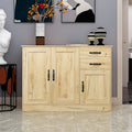 Oak Wood Buffet Sideboard with 2 Doors 1 Storage and 2 Drawers Y983