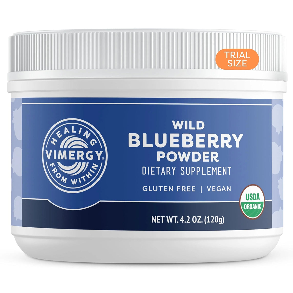 USDA Organic Wild Blueberry Supplement Powder 30 Servings Non-GMO Gluten-Free Vegan H3957