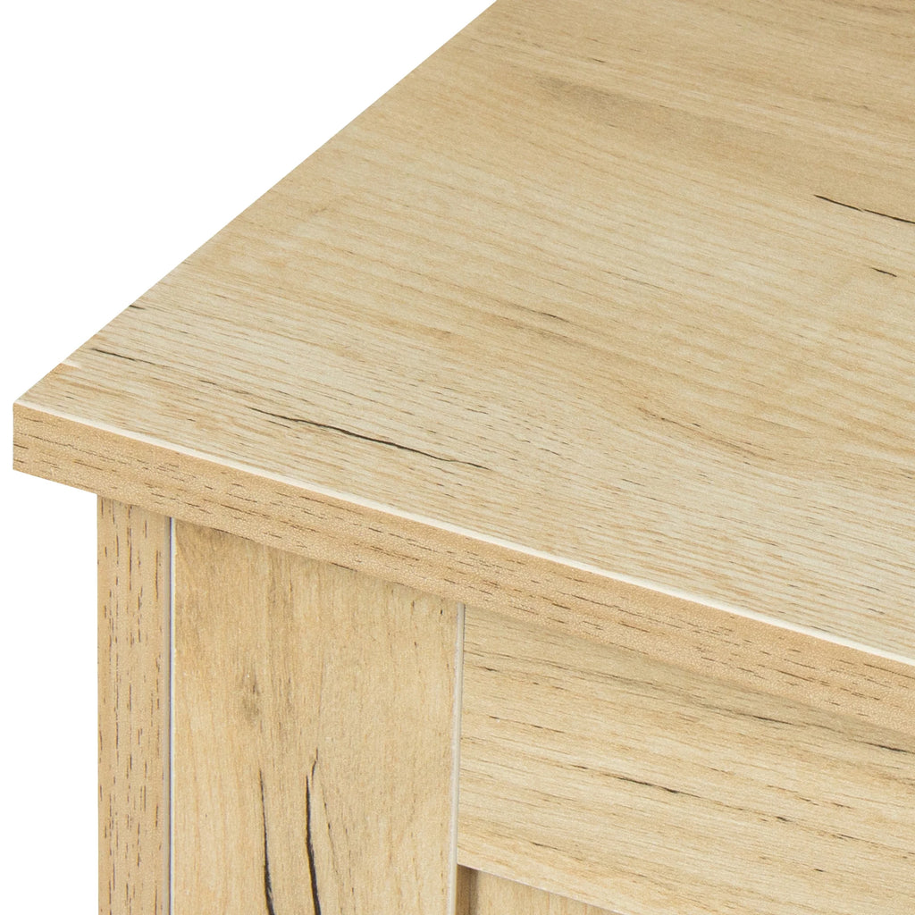 Oak Wood Buffet Sideboard with 2 Doors 1 Storage and 2 Drawers Y983