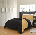 Reversible Down Alternative Comforter and Pillow Shams 3-Piece Set K370205