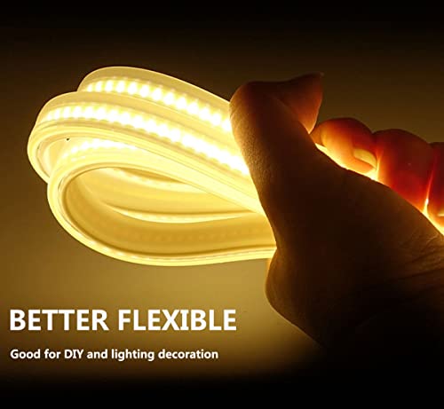 LED Strip Lights 30ft 9m 2592 LEDs COB Waterproof Dimmable Cool White 6500K M569