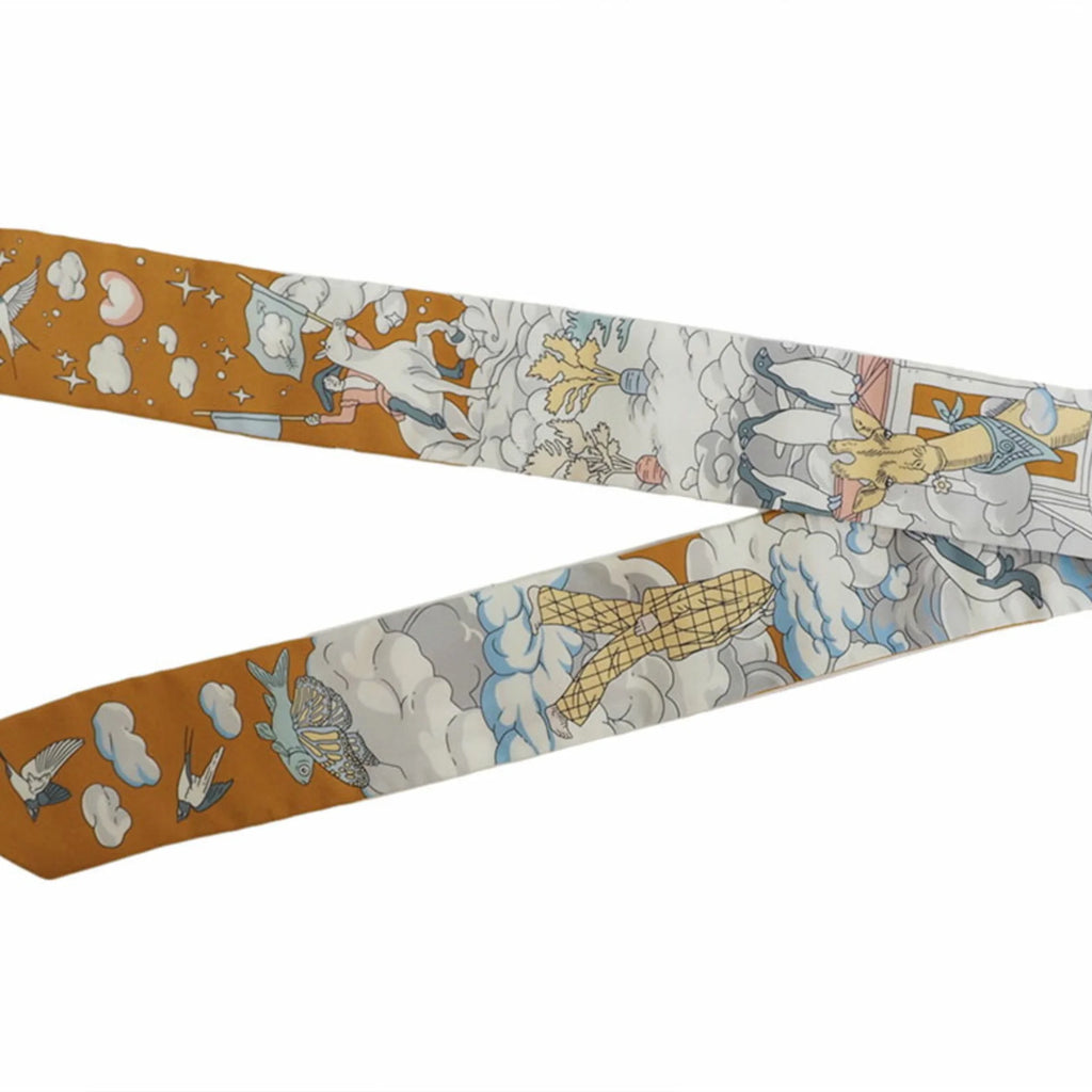 Silk Scarf Muffler Z2610