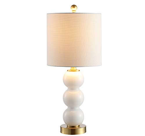21" Glass Metal LED Table Lamp O582