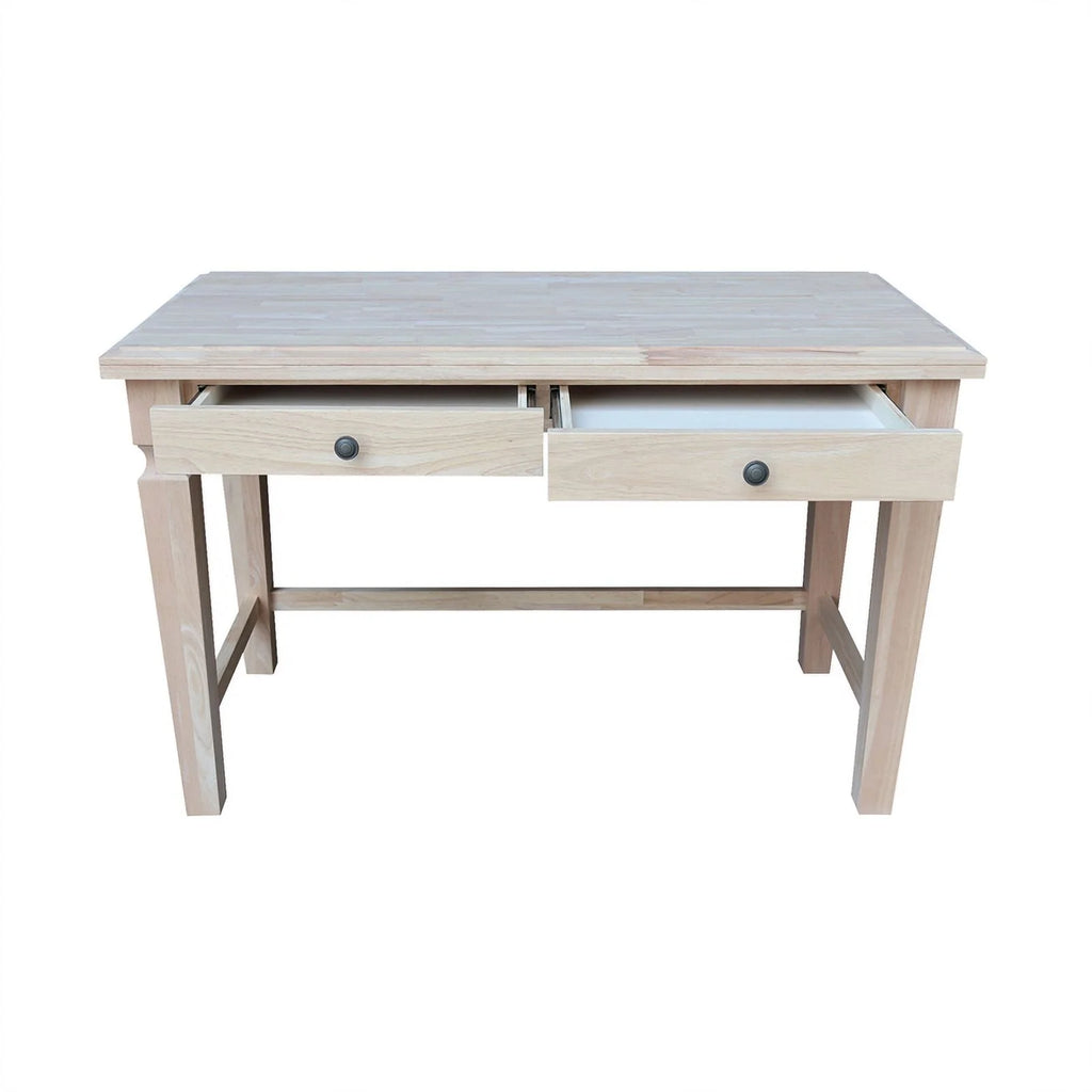 Solid Wood Desk with 2 Drawers and Chair H919