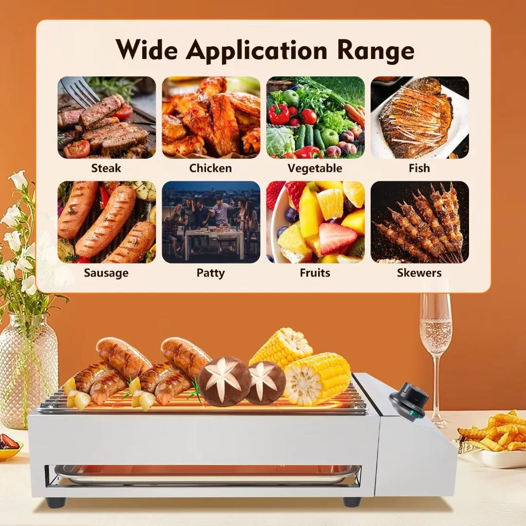Portable Electric Stainless Steel Grill T481