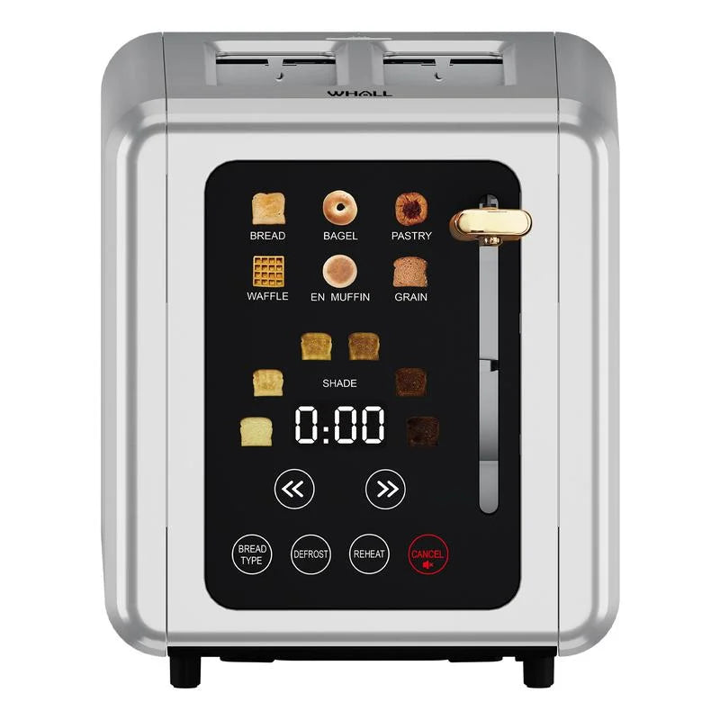 2 Slice Stainless Steel Toaster with Extra Wide Slots O419