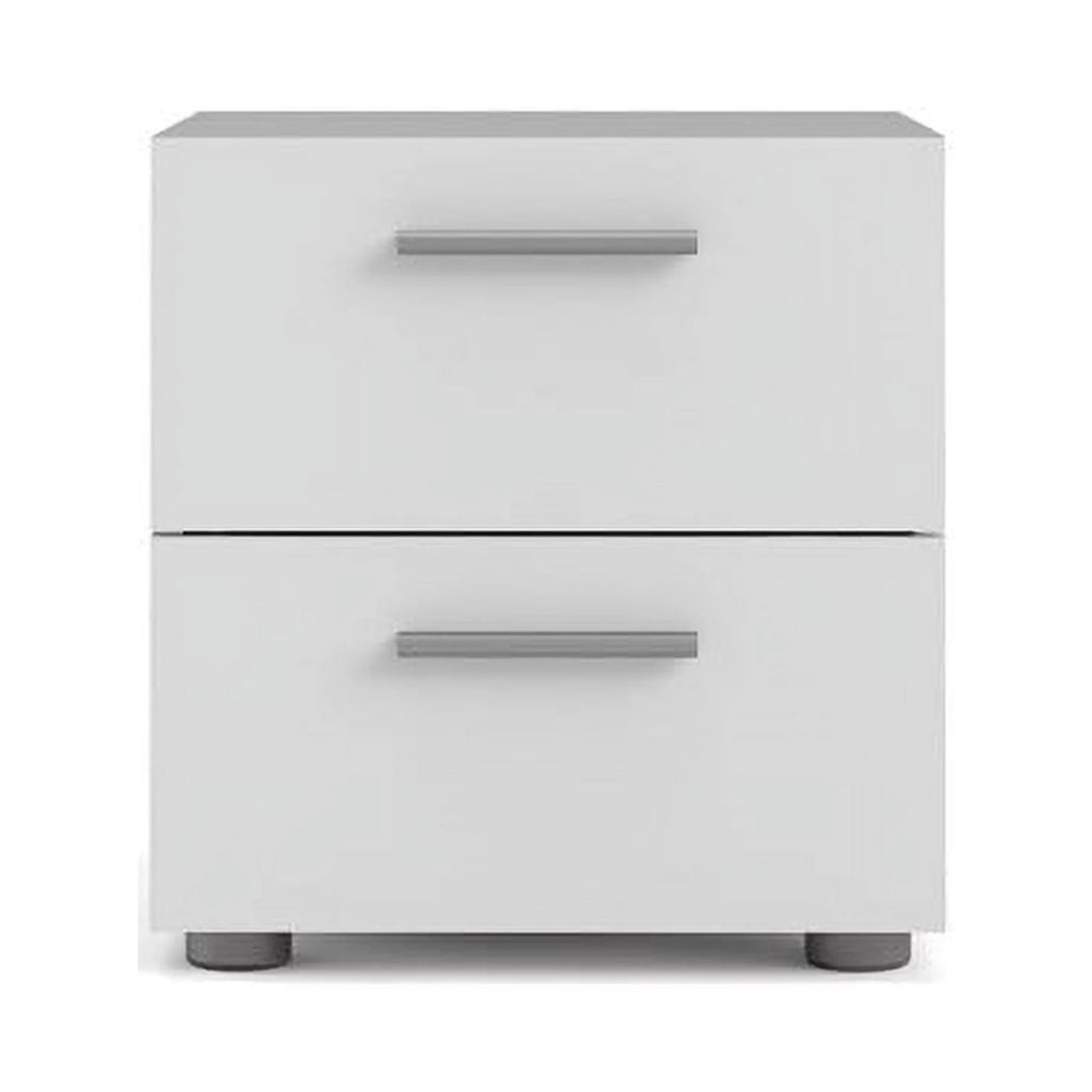 3 Piece Bedroom Set with Dresser and 2 Nightstands in White K993869