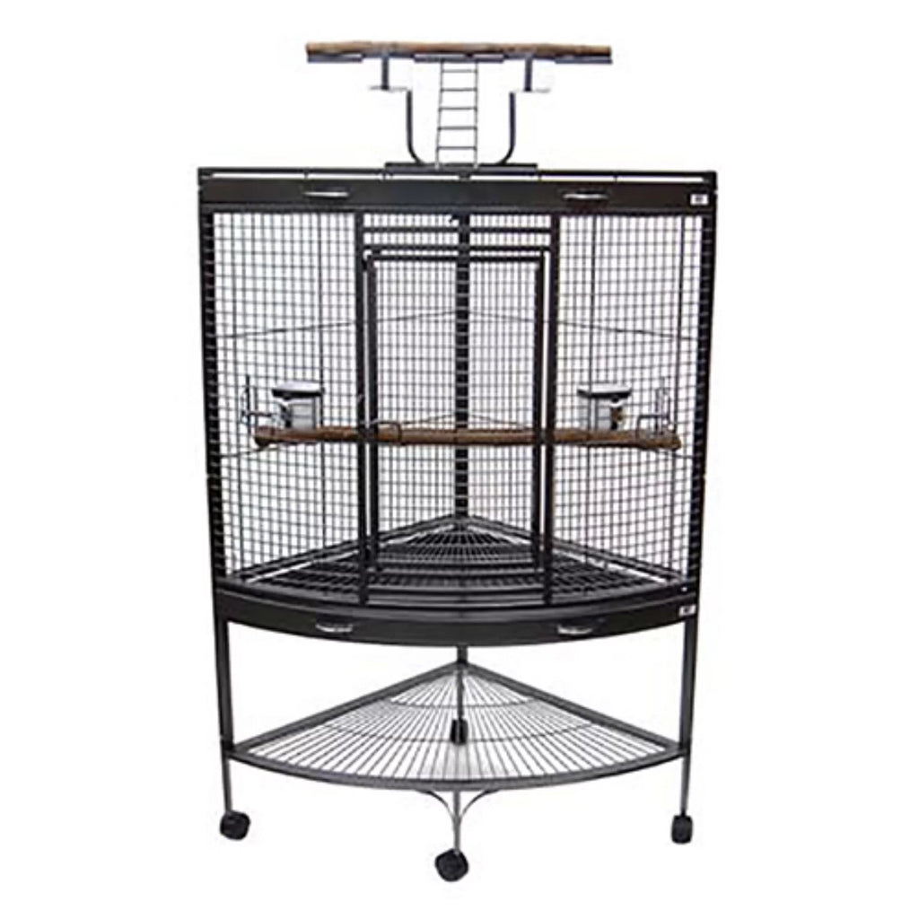 Corner Wrought Iron Bird Cage M290