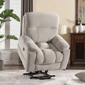 Large Power Lift Recliner Chair with Massage and Heat, Beige A264593