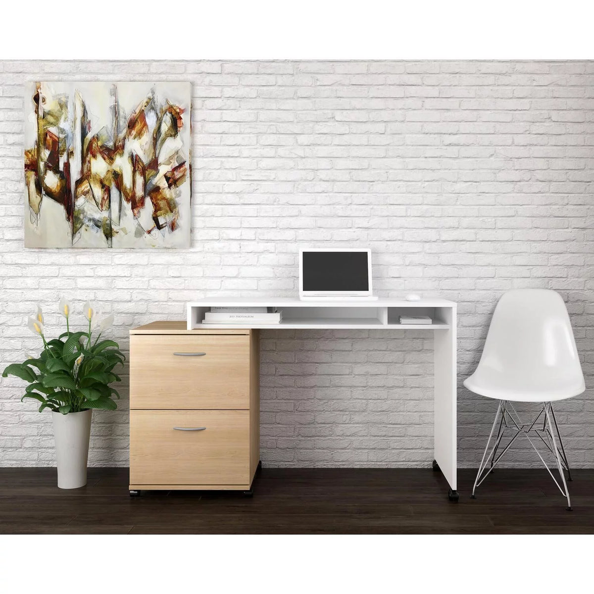 2-Drawer Mobile Filing Cabinet W57171