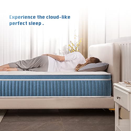 Queen 12 Inch Hybrid Gel Memory Foam Mattress F224