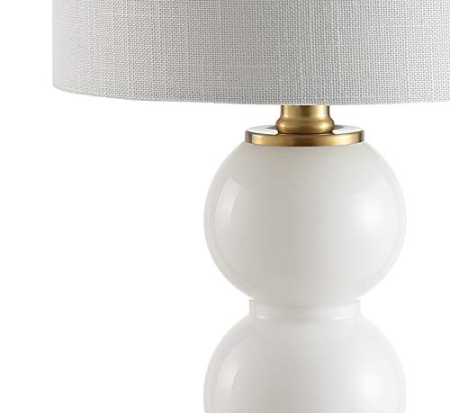 21" Glass Metal LED Table Lamp O582