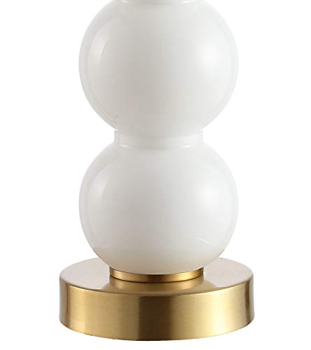 21" Glass Metal LED Table Lamp O582