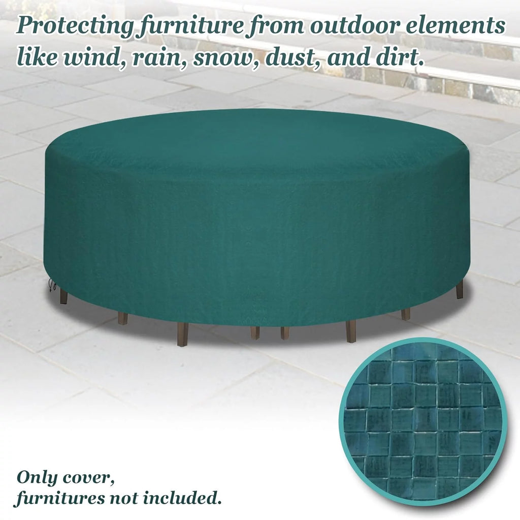 Round Square Table Chair Set Cover P855