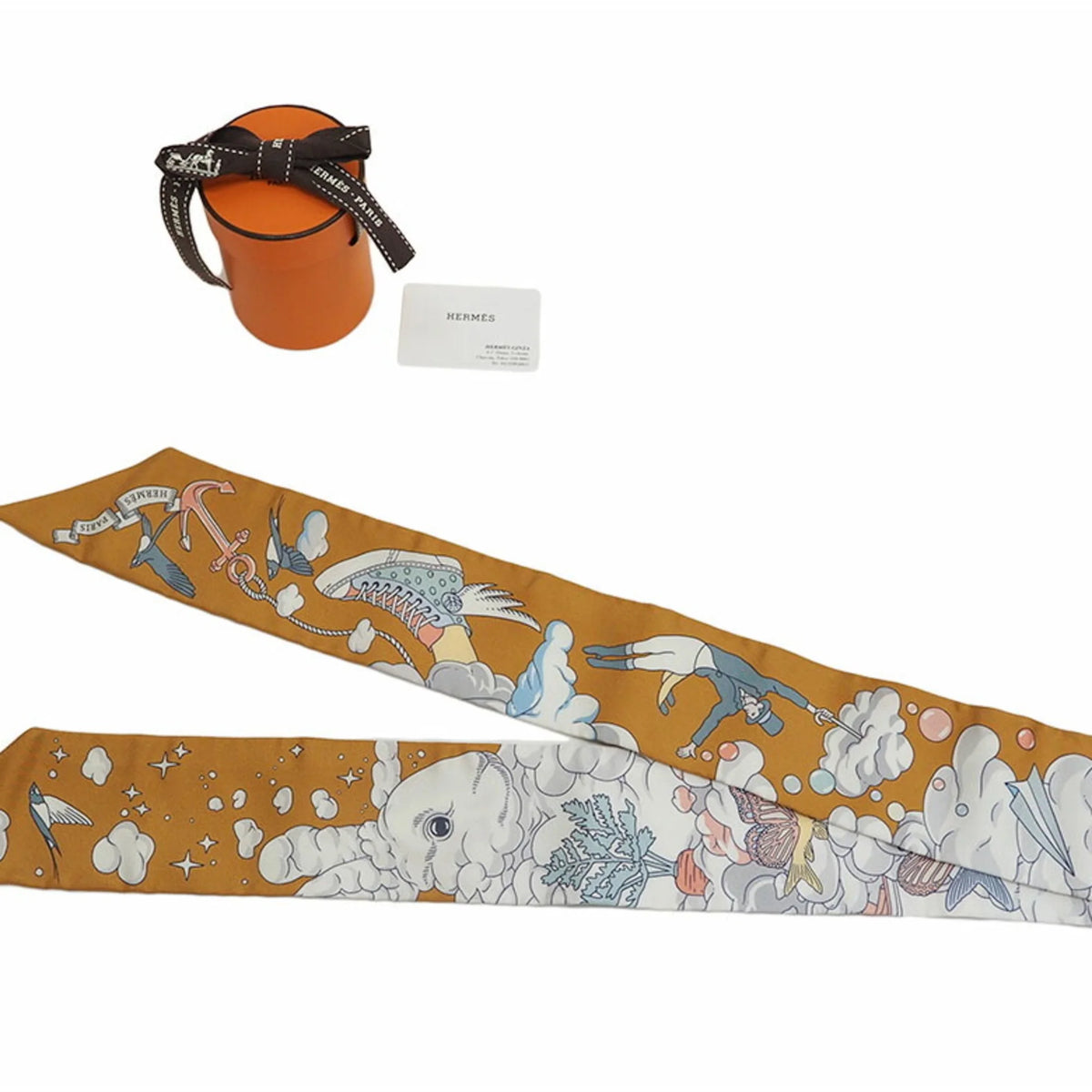 Silk Scarf Muffler Z2610