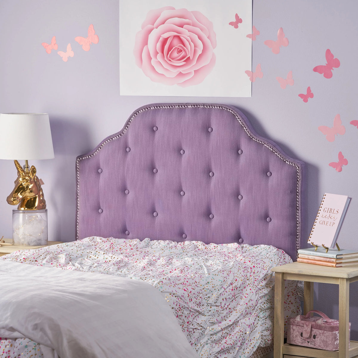 Twin Fabric Tufted Headboard G562132