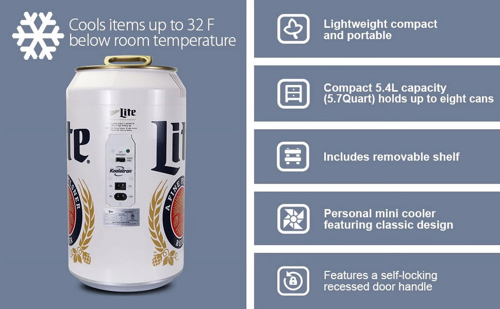 8 Can Portable Mini Fridge Cooler Q50885