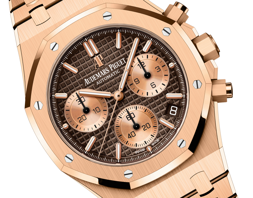 Pink Gold Brown Dial Chronograph 41mm G244092