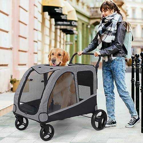 Large Dogs Pet Stroller I966