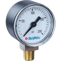 2-1/2" Pressure Gauge, 400 PSI, 1/4" NPT LM, Plastic X58092