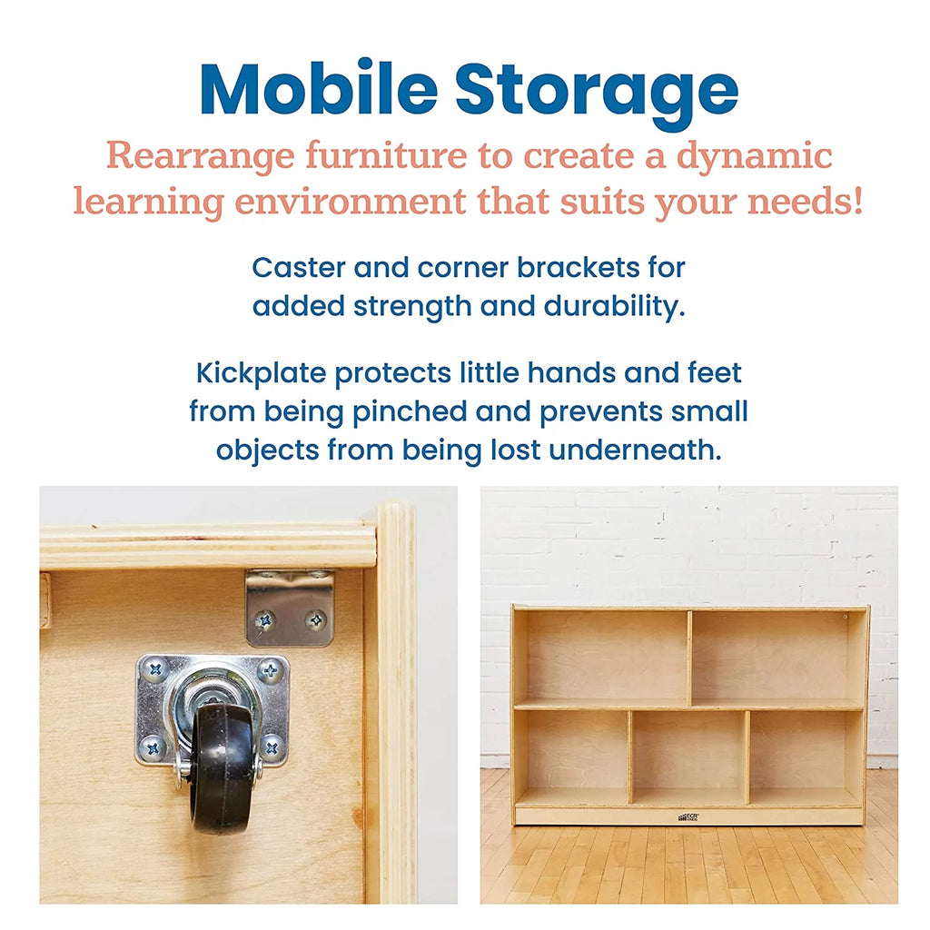 5-Compartment Mobile Storage Cabinet N320