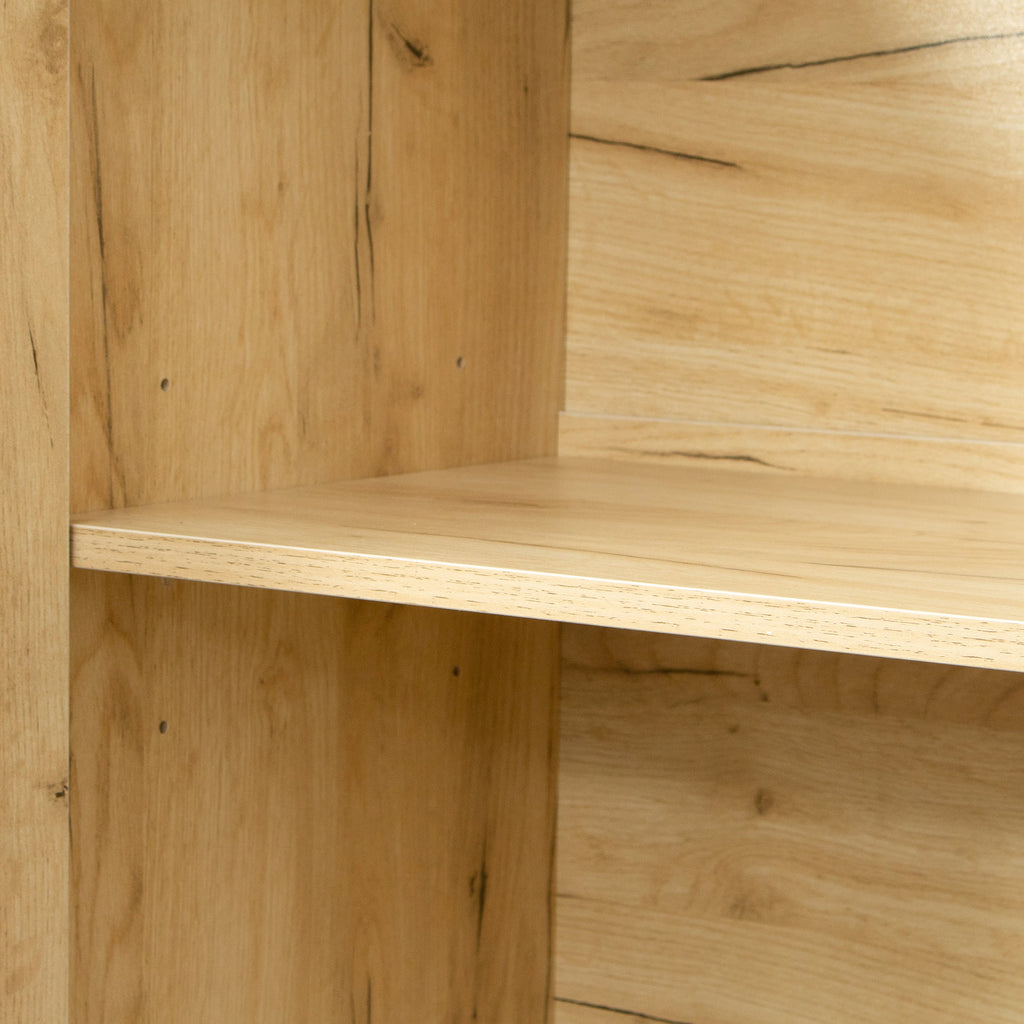 Oak Wood Buffet Sideboard with 2 Doors 1 Storage and 2 Drawers Y983