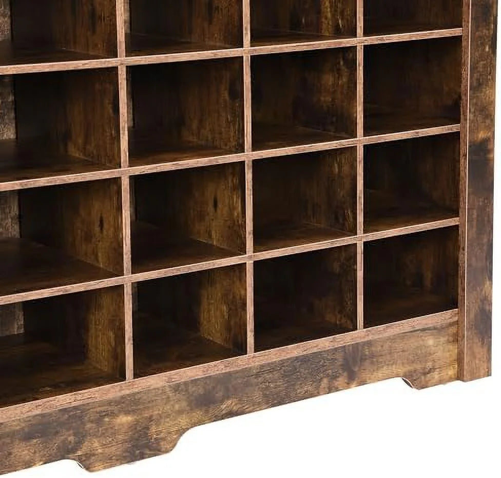24 Shoe Cabinet with Cubbies E681897