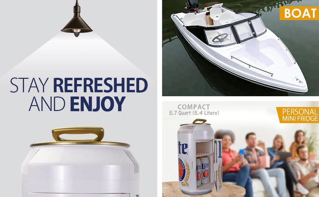8 Can Portable Mini Fridge Cooler Q50885