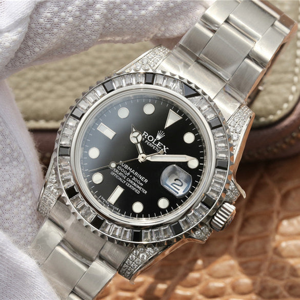 Silver Black Diamond 40mm E5620