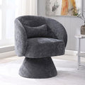 Linen Upholstered Swivel Accent Chair Set of 2 L177